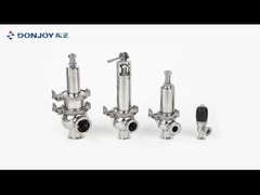 衛生用 EPDM ガスケット 120°C 圧力が流動弁の端端のクランプ以上