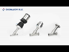 流体調節球角 ステンレス鋼のアクチュエータを持つシートバルブ