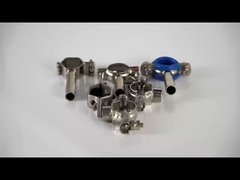 衛生用ステンレス鋼高圧ホース/パイプラインクランプ 13MHP SS304/シングルピンクランプ