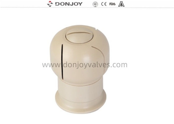 PEEK Material Rotary Tank Spray Ball With Ferrule End