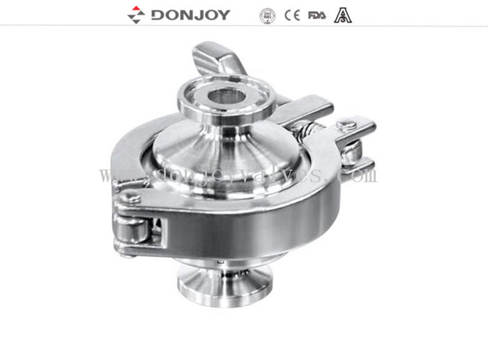 DIN 1/2」クランプSS316L DN10ばねの非帰り弁