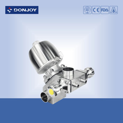 SS316L M-53A multiport Sanitary Diaphragm Valve body for controlling flow