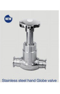 4" Sanitary  Donjoy globe valve with Stanless steel hanlde
