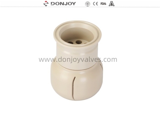 PEEK Material Rotary Tank Spray Ball With Ferrule End