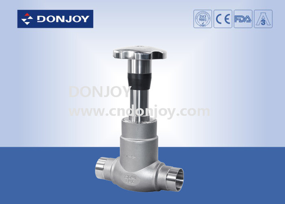 4" Sanitary  Donjoy globe valve with Stanless steel hanlde