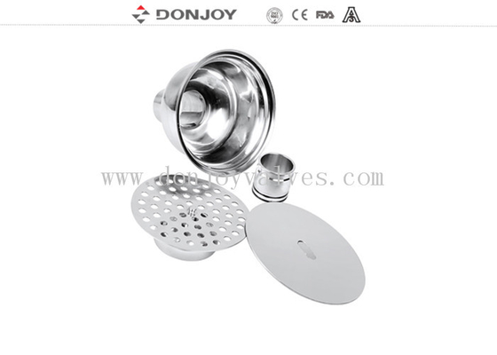 SS316L 450*100mm Round Manhole Cover Without Pressure For Tank