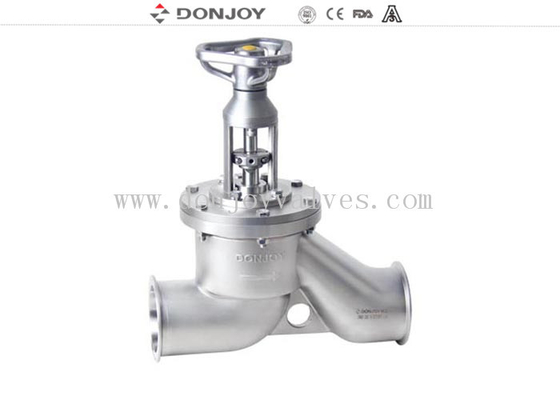 4" Sanitary  Donjoy globe valve with Stanless steel hanlde